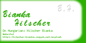 bianka hilscher business card